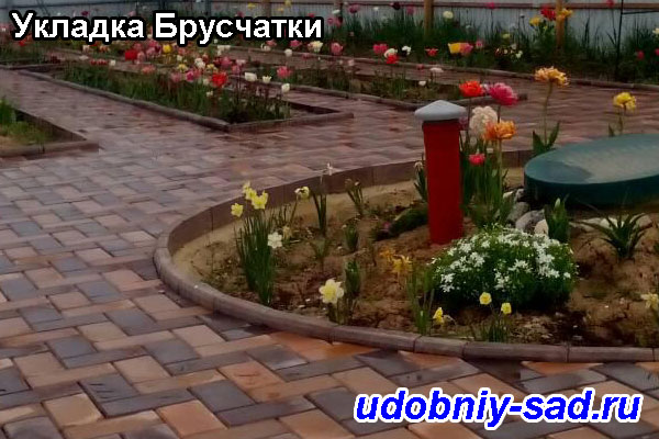 Заказать укладку тротуарной плитки Брусчатка в Московской и Тульской областях