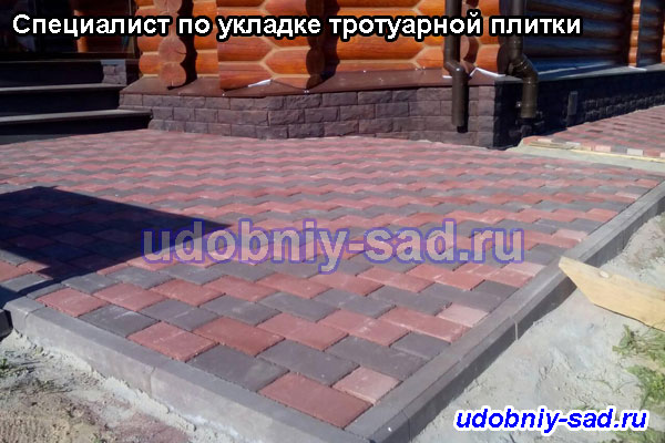 Заказать специалиста по укладке тротуарной плитки в Московской области.
